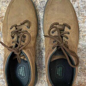 Propet Shock Absorber Lace Up Leather Waterproof Walking Shoes
